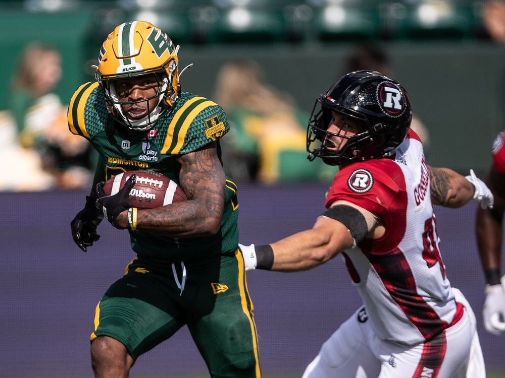 The Edmonton Elks finally captured their first win of the season, coming up big to defeat the Ottawa Redblacks 39-33 on Sunday.