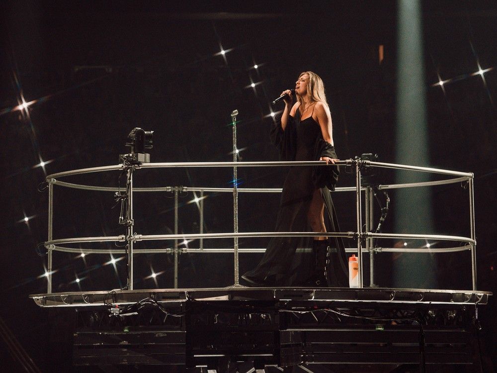 Pop singer Tate McRae brings her Miss Possessive Tour to Rogers Place in Edmonton, AB, on Thursday, Aug. 7, 2025. 