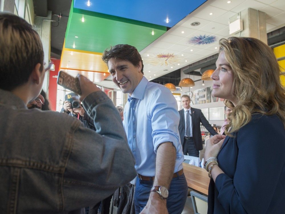Prime Minister Justin Trudeau and his wife Sophie Grégoire Trudeau met with patrons of Remedy Cafe on Whyte Avenue on May 10 2019. Prime Minister Justin Trudeau and his wife Sophie Grégoire Trudeau met with patrons of Remedy Cafe on Whyte Avenue on May 10 2019.