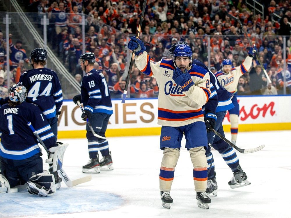 Edmonton Oilers play most complete game of the season, trouncing Winnipeg Jets