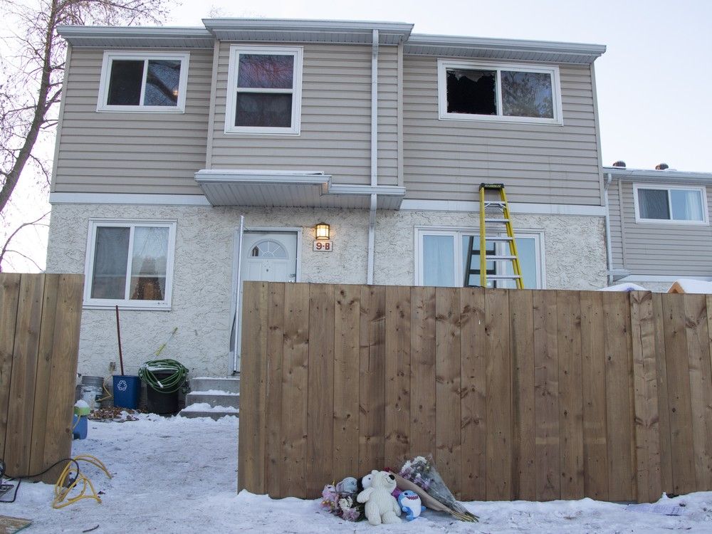 A 2-year-old boy died in a fire at a home in northeast Edmonton on Friday. An infant girl was also sent to hospital in critical condition