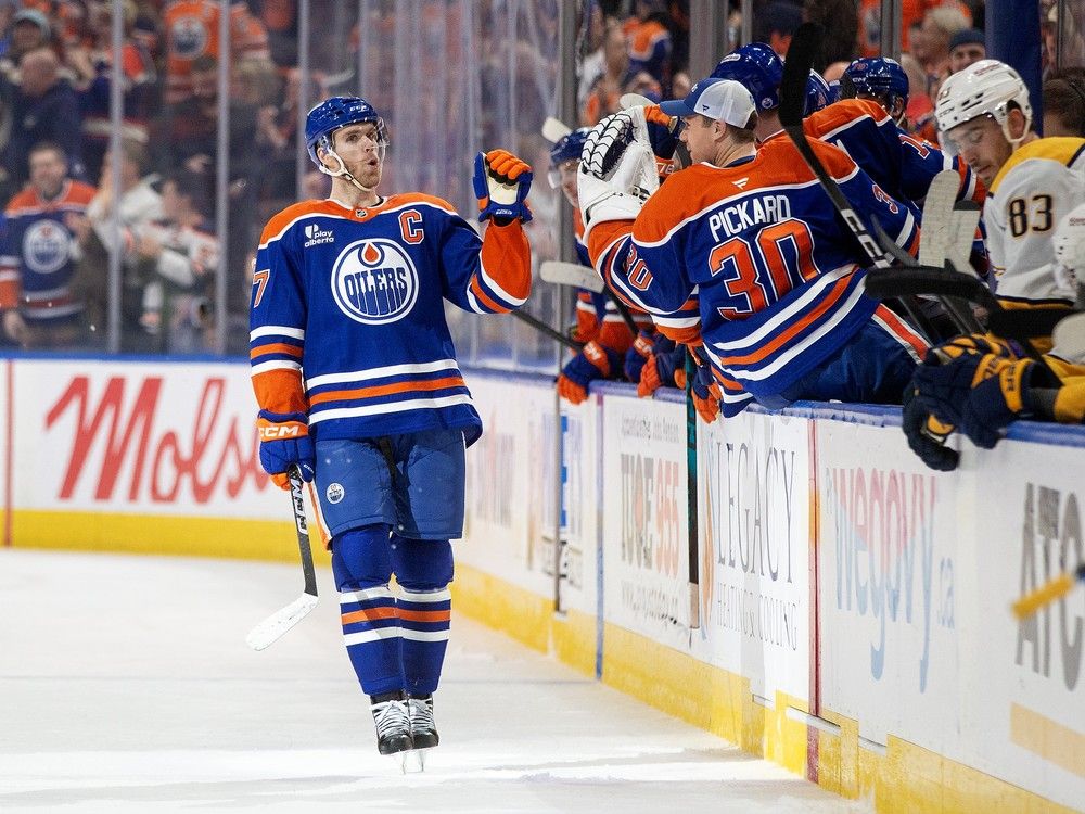 Oilers jump out to 4-0 lead on Nashville, post a 6-2 decision
