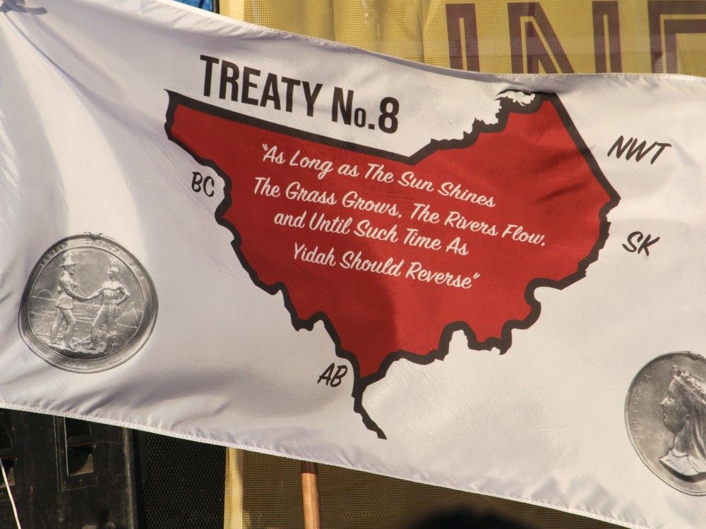 A First Nation in northwest Alberta is suing the provincial government ahead of an anticipated separation referendum.