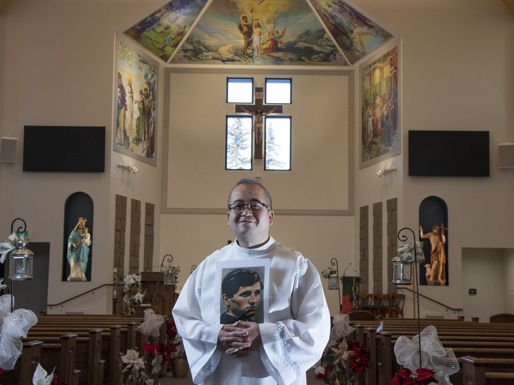 The Rev. Louis Georges Doumain was baptized in Morinville before making his way to France and martyrdom at the hands of the Nazis.