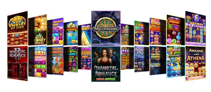 Screenshot der Spielauswahl im Captain Cooks Casino auf einem Desktop