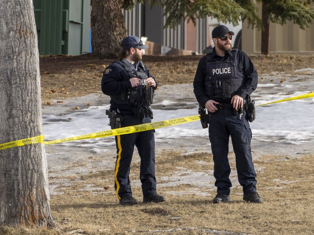 A day after the mass shooting, the townsite is eerily quiet