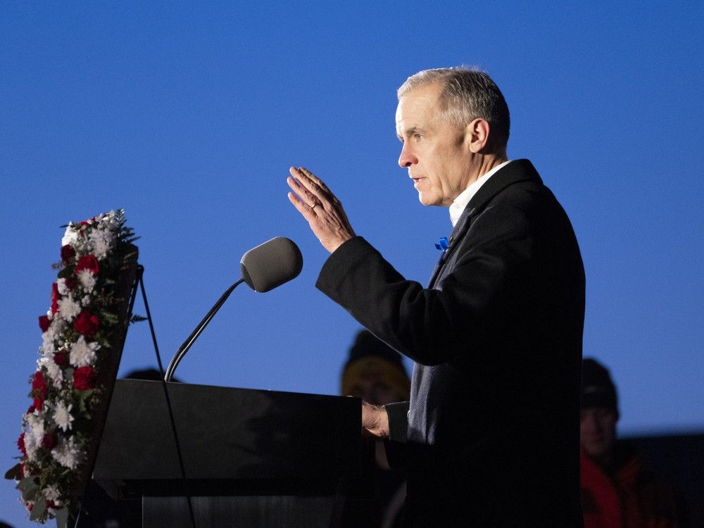 'Tumbler Ridge is full of grace': Carney, Poilievre put politics aside and mourn with a town in shock