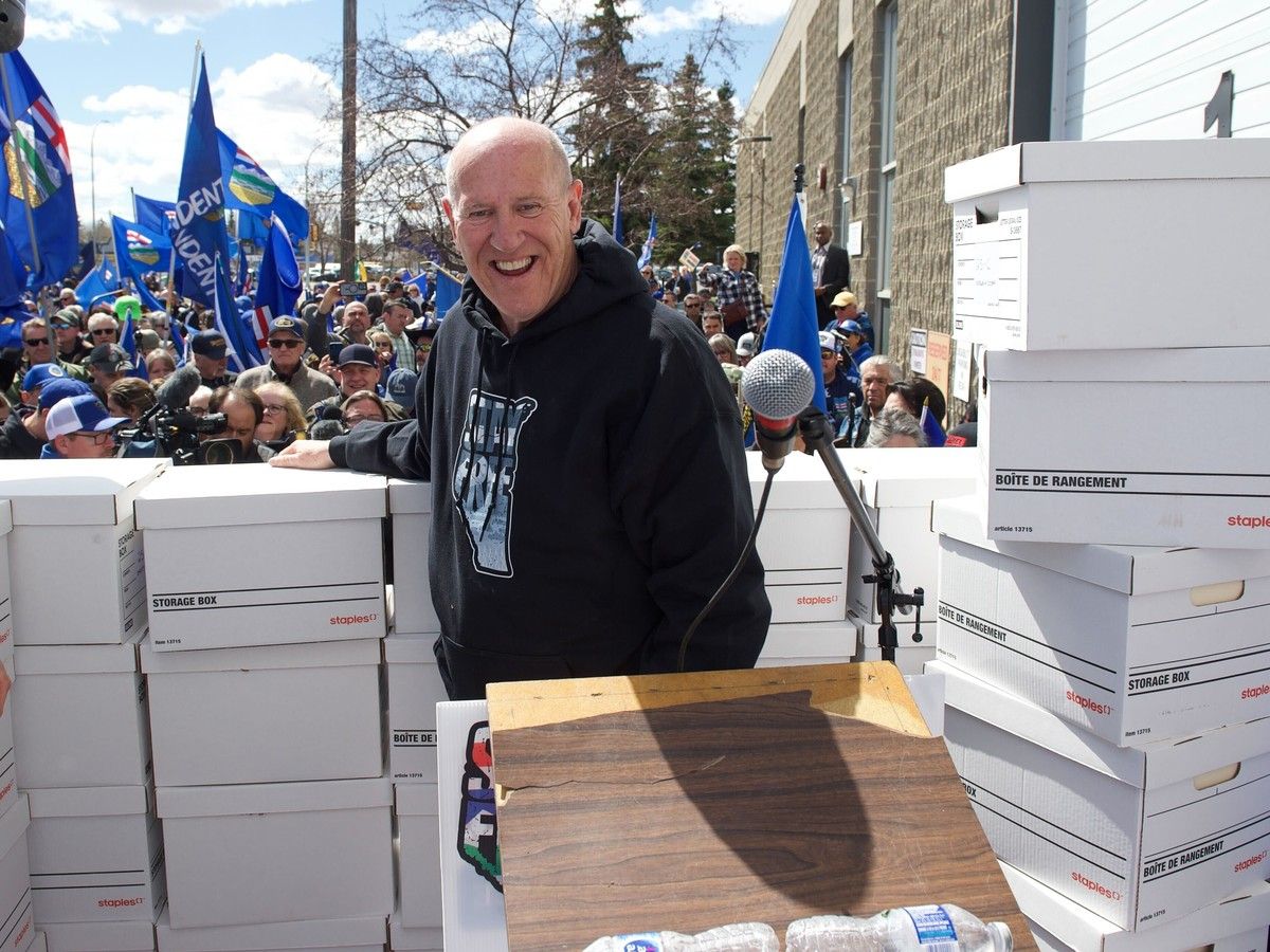 Elections Alberta has 21 days to verify the signatures though a court challenge and leaked voters list may delay that timeline.