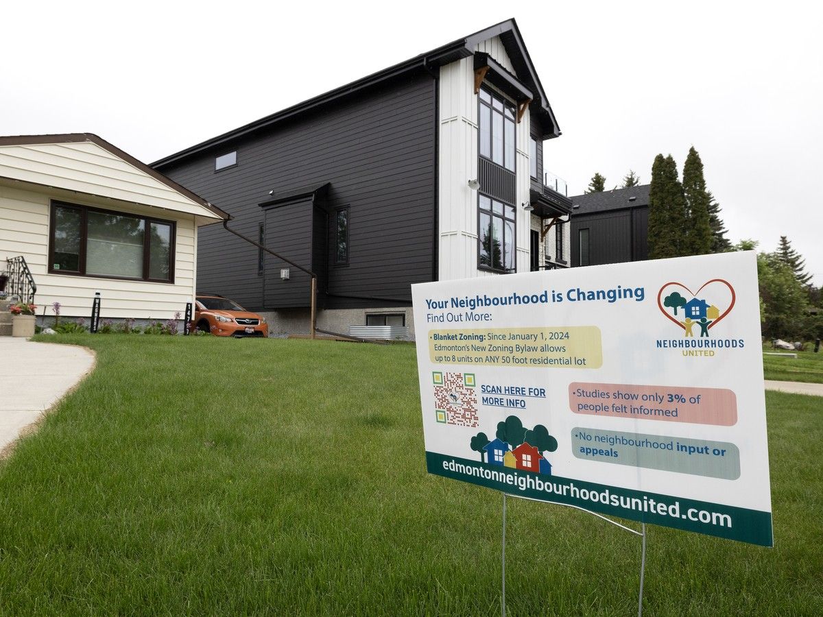 Wednesday's letters: Edmonton infill policy prompts flight to suburbs