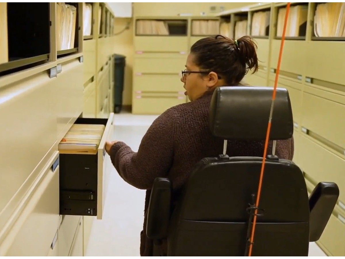 Tanya Sherk has found work through Ready, Willing and Able, a program supported by federal funding. It has created 6,300 jobs so far throughout the country, including in Calgary, Lethbridge and Okotoks. Courtesy, Inclusion Canada