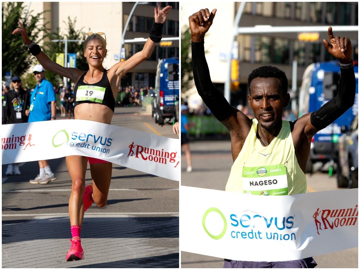 It was a landmark year on multiple fronts at the 35th Servus Edmonton Marathon with course records set in both men's and women's races.
