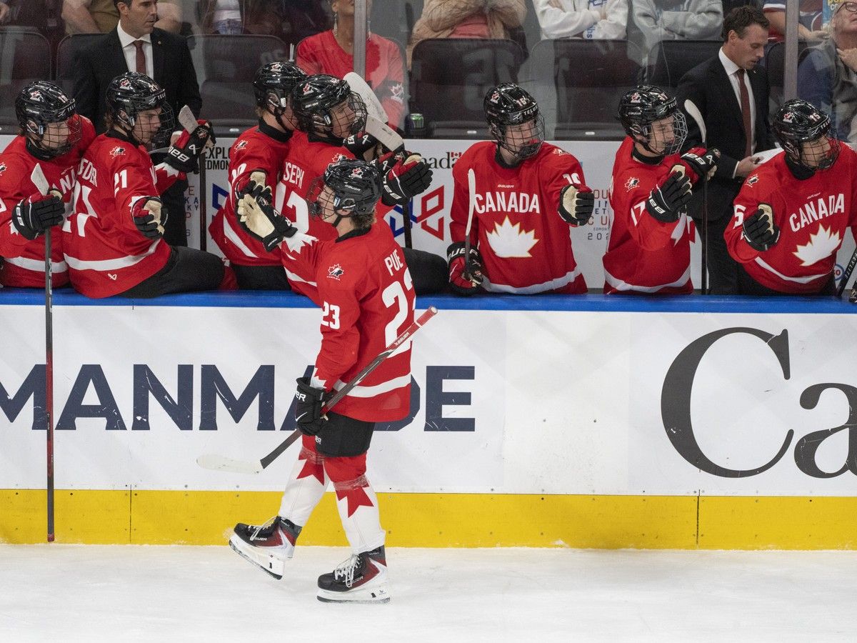 Schultz & Pue Emerge as Stars for Team Canada at Hlinka Cup