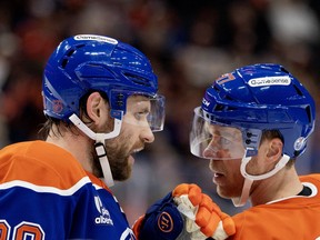 Leon Draisaitl and Connor McDavid