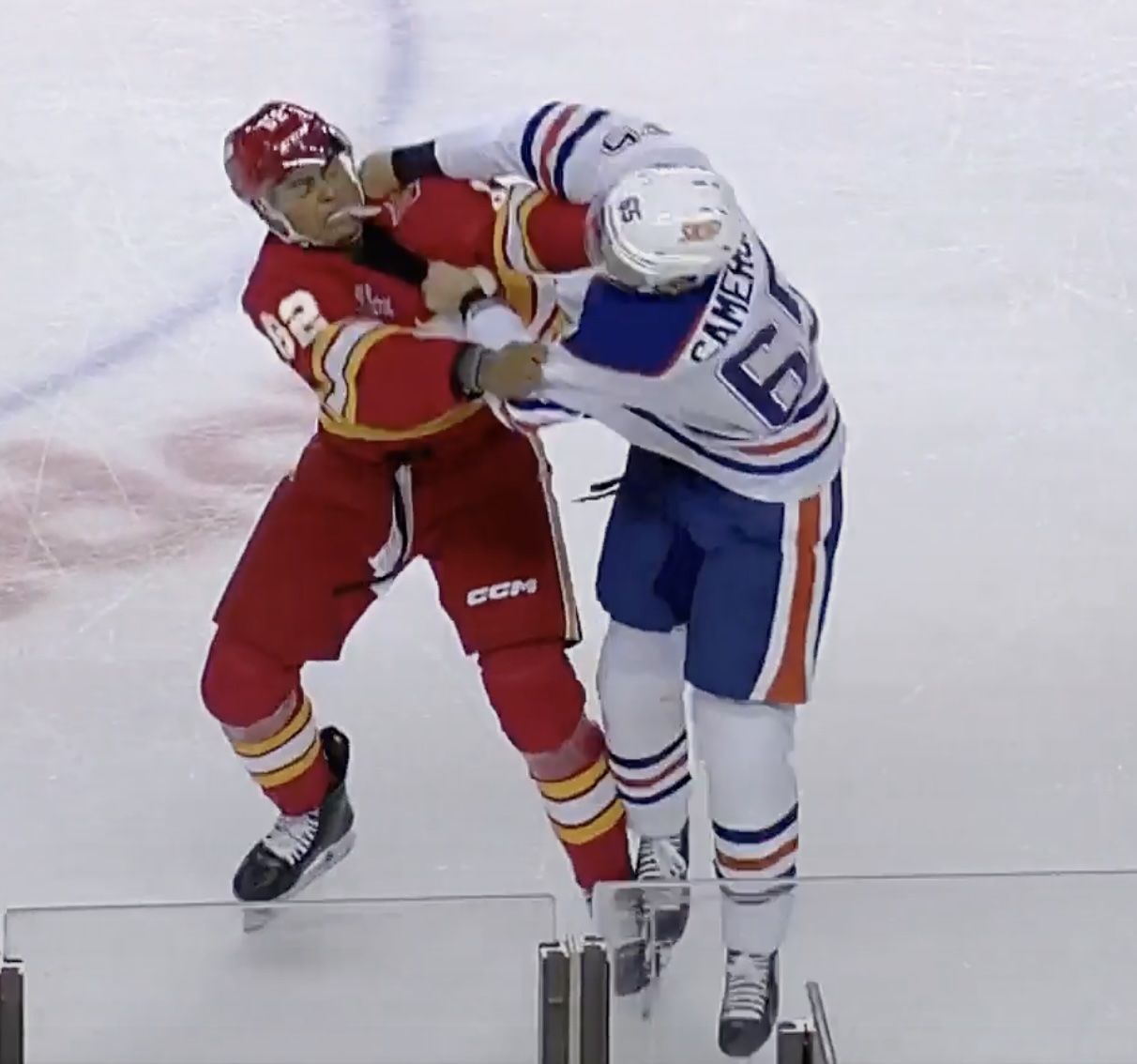 Smart Quinn Hutson and sharp Edmomton Oilers rookies dominate Calgary Flames newcomers