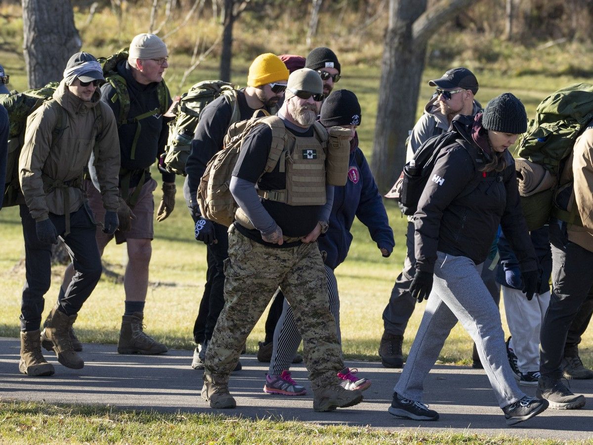Edmonton rucksack march