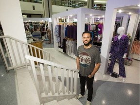 Mark Ghermezian stands in the new Retail as a Service (RAAS), on Tuesday, Oct. 24, 2017, a market of 25 small pop-up stores and businesses at West Edmonton Mall in Edmonton.