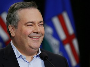 Jason Kenney won on the first ballot with 61.1 per cent of the vote.