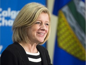 Premier Rachel Notley speaks to the Calgary Chamber of Commerce on Nov. 24, 2017.