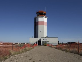 The former City Centre Airport air traffic control tower will be incorporated into the Blatchford Redevelopment Project. Photo by David Bloom