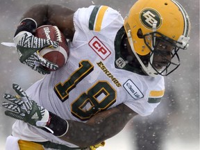 Edmonton Eskimos receiver Cory Watson.