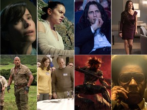 Our holiday movie picks this year include The Shape of Water, Star Wars: The Last Jedi, The Disaster Artist, Molly's Game, Roman J. Israel, Esq., Justice League, Downsizing and Jumanji: Welcome to the Jungle.