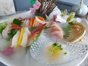 Takami's beautiful sushi presentations were a highlight of Edmonton's 2017 dining scene.