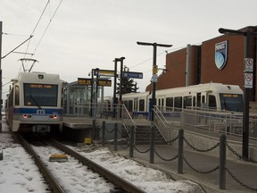 The Metro Line LRT at NAIT station on Monday December 4, 2017 in Edmonton.