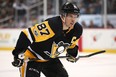 Pittsburgh's Sidney Crosby is nowhere near the Hart Trophy race this season. (GETTY IMAGES)