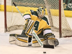 University of Alberta Pandas goalie Dayna Owens is part of a goaltending tandem, along with teammate Kirsten Chamberlin, taking aim at a long-standing Canada West Conference record of seven straight shutouts when they take on the University of Saskatchewan Huskies in Saskatoon on Friday. The record was initially set by the Pandas in 2002.