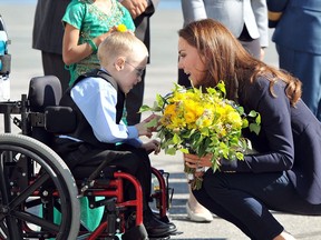 Riley Oldford was six years old when he met the Duchess of Cambridge in Yellowknife, in July 2011.