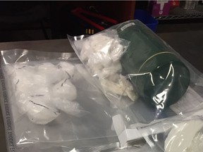 Red Deer RCMP seized 37 ounces of cocaine during the search of a residence in the city on Jan. 4, 2017. It id "one of the largest cocaine seizures by Red Deer RCMP in recent years."