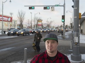 Michael MacFynn of Revolution Cycle on Stony Plain Road encourages the city to elevate the LRT line along Stony Plain Road.