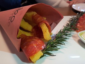Cibo's pressed polenta fries are a lunch-time favourite.