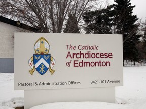 The Archdiocese of Edmonton held a press conference on the elction of a new pope in Edmonton, AB., on March 13, 2013. Perry Mah/Edmonton Sun/ QMI Agency