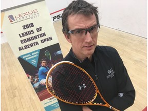 Royal Glenora Club head squash professional Pete Goodings is hosting some of the sport's top-ranked talent from across the globe during the Lexus of Edmonton Canadian invitational Feb. 7-10, 2018.