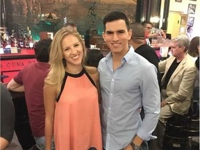 Melissa Melnychuk with her boyfriend Nestor Ruiz.