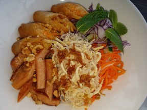 An Chay's vegetarian vermicelli special at $13 is excellent value.