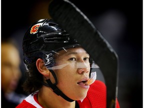 Calgary Flames' Spencer Foo. (File)