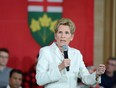 Ontario Premier Kathleen Wynne speaks during a town hall meeting in Ottawa on Thursday, Jan. 18, 2018. THE CANADIAN PRESS/Justin Tang