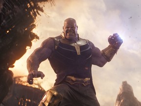 Thanos (Josh Brolin) in a scene from Marvel's Avengers: Infinity War. (Film Frame)