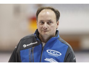 Skip Wade White pictured here in the 2014 Northern Playdowns, won the 2018 world senior men's curling championship in Östersund, Sweden, on Saturday, April 28, 2018. (File)