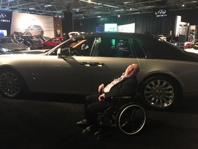 Cam Tait found his dream car at the Precious Metal Gala Wednesday, April 11, 2018, at the Edmonton Motorshow, which runs from April 12-15, 2018 at the Edmonton Expo Centre. (Photo courtesy Cam Tait)