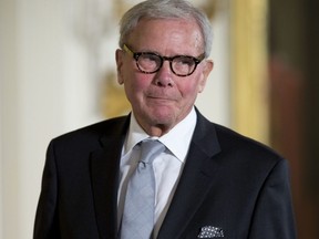 A woman who worked as a war correspondent for NBC News says Tom Brokaw groped her, twice tried to forcibly kiss her and made inappropriate overtures attempting to have an affair. (Pablo Martinez Monsivais/AP Photo/File)