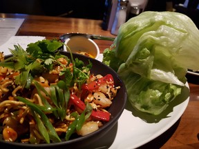 JOEY's signature lettuce wrap is a delicious, nutritious starter. GRAHAM HICKS/EDMONTON SUN