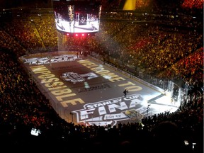 A general view of the arena prior to Game 2 of the 2018 NHL Stanley Cup Finals between the Vegas Golden Knights and the Washington Capitals at T-Mobile Arena on May 30, 2018 in Las Vegas.