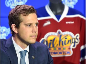 Kirt Hill has been named the new President of Hockey Operations and General Manager for the Edmonton Oil Kings during a news conference at Roger Place in Edmonton, June 27, 2018.