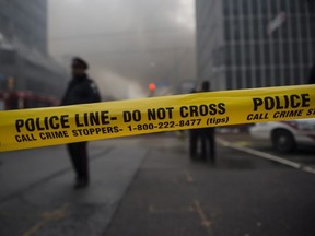 Toronto Police tape. (Canadian Press file photo)