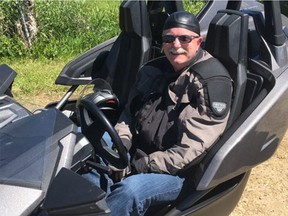 Jim Froese was the high bidder on the Alberta Motorcycle Safety Society's package for last year's ATCO Edmonton Sun Christmas Charity Auction.