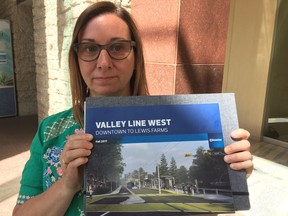 The Valley Line West LRT will make Stony Plain Road look nothing like this beautiful tree-lined avenue with historic houses, say the Glenora residents who analyzed its impacts on mature trees and homes. Christine Lefebvre spoke to city council's executive committee about her concerns on Monday, June 18, 2018.