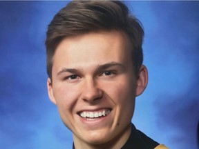 Tyson Keddie, 18, is graduating from Old Scona Academic High School. He will be pursing a bachelor of science at the University of Alberta in the fall. (Supplied)